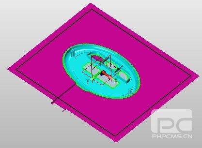 中望3D2012亮點之區域設計分型面