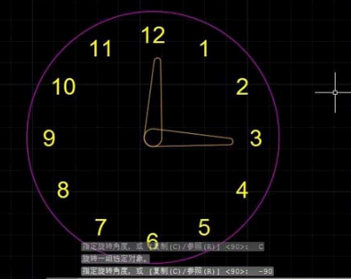 用CAD軟件簡(jiǎn)單繪制一個(gè)時(shí)鐘