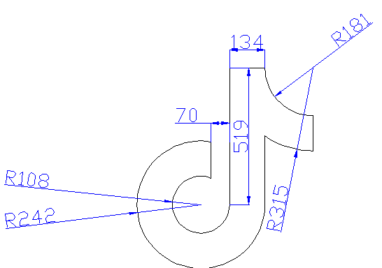 用CAD設計一個抖音logo