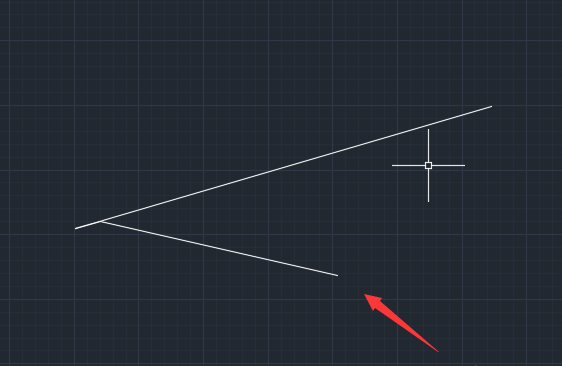 CAD怎么在直線的任意一點畫另一條直線