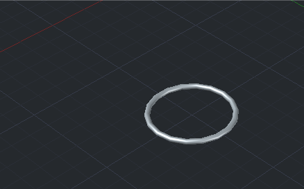 CAD怎么畫三維立體圓環(huán)