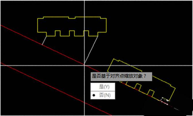 CAD如何旋轉對齊任意角度圖形