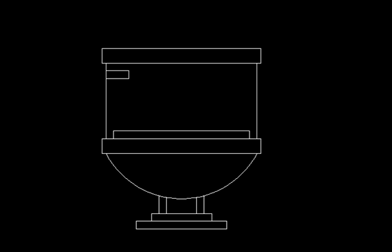 CAD怎么畫馬桶