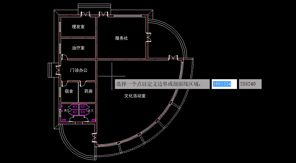 如何使用BOUNDARY命令創建邊界